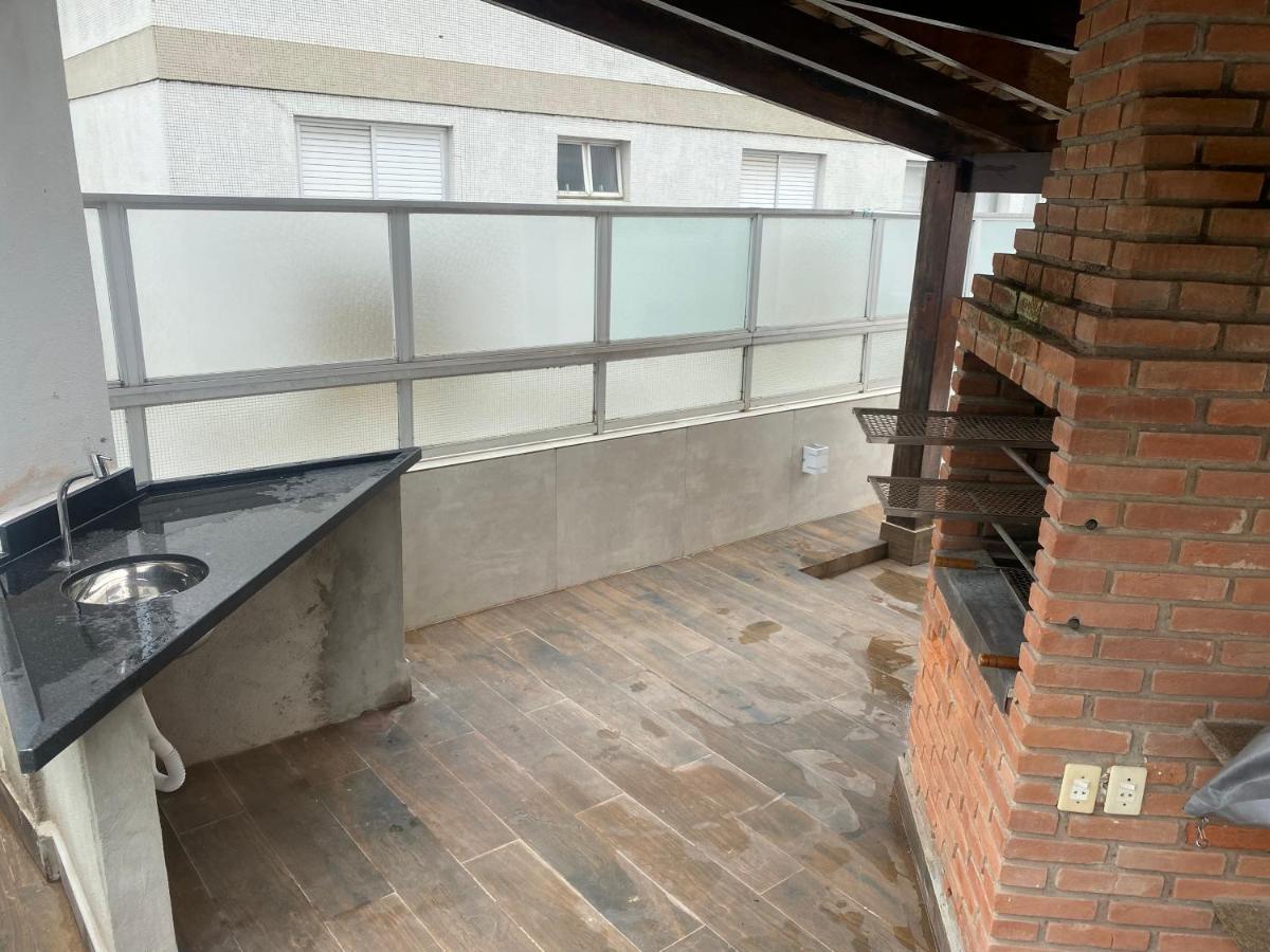 Cobertura Guaruja Apto Com Jacuzzi E Churrasqueira エクステリア 写真