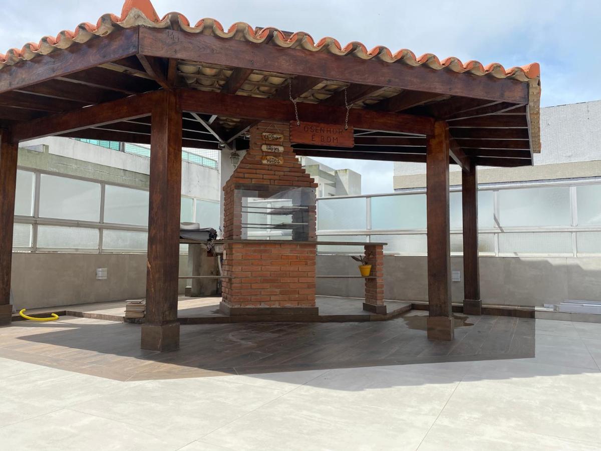 Cobertura Guaruja Apto Com Jacuzzi E Churrasqueira エクステリア 写真