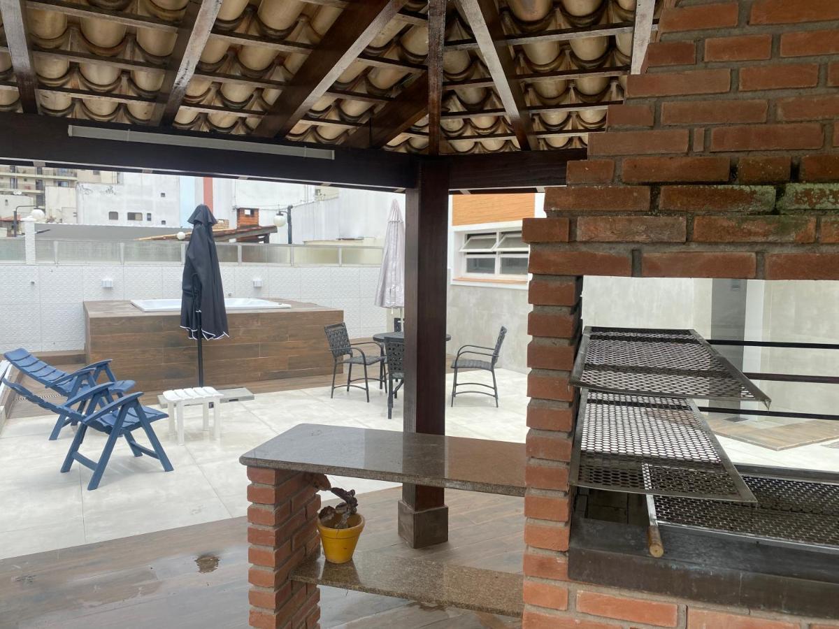 Cobertura Guaruja Apto Com Jacuzzi E Churrasqueira エクステリア 写真
