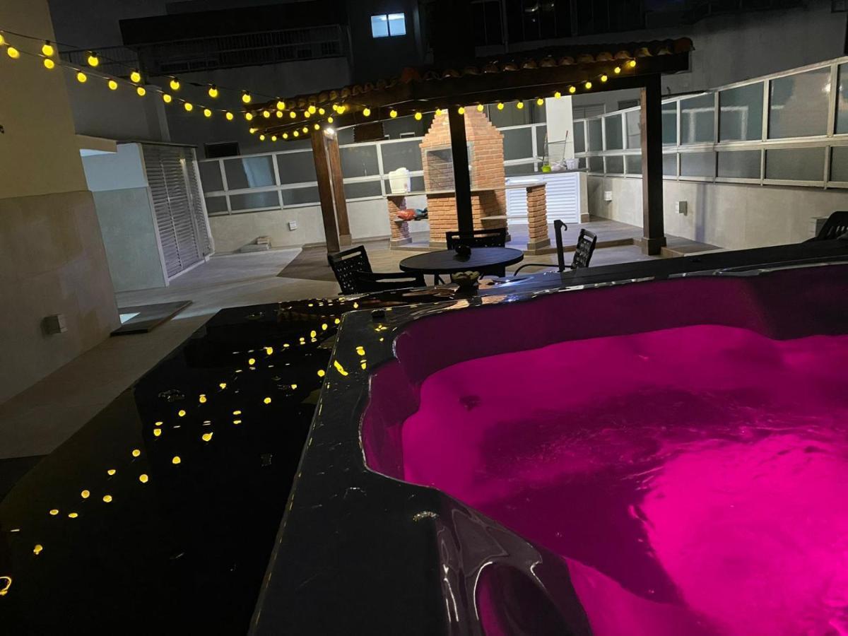 Cobertura Guaruja Apto Com Jacuzzi E Churrasqueira エクステリア 写真
