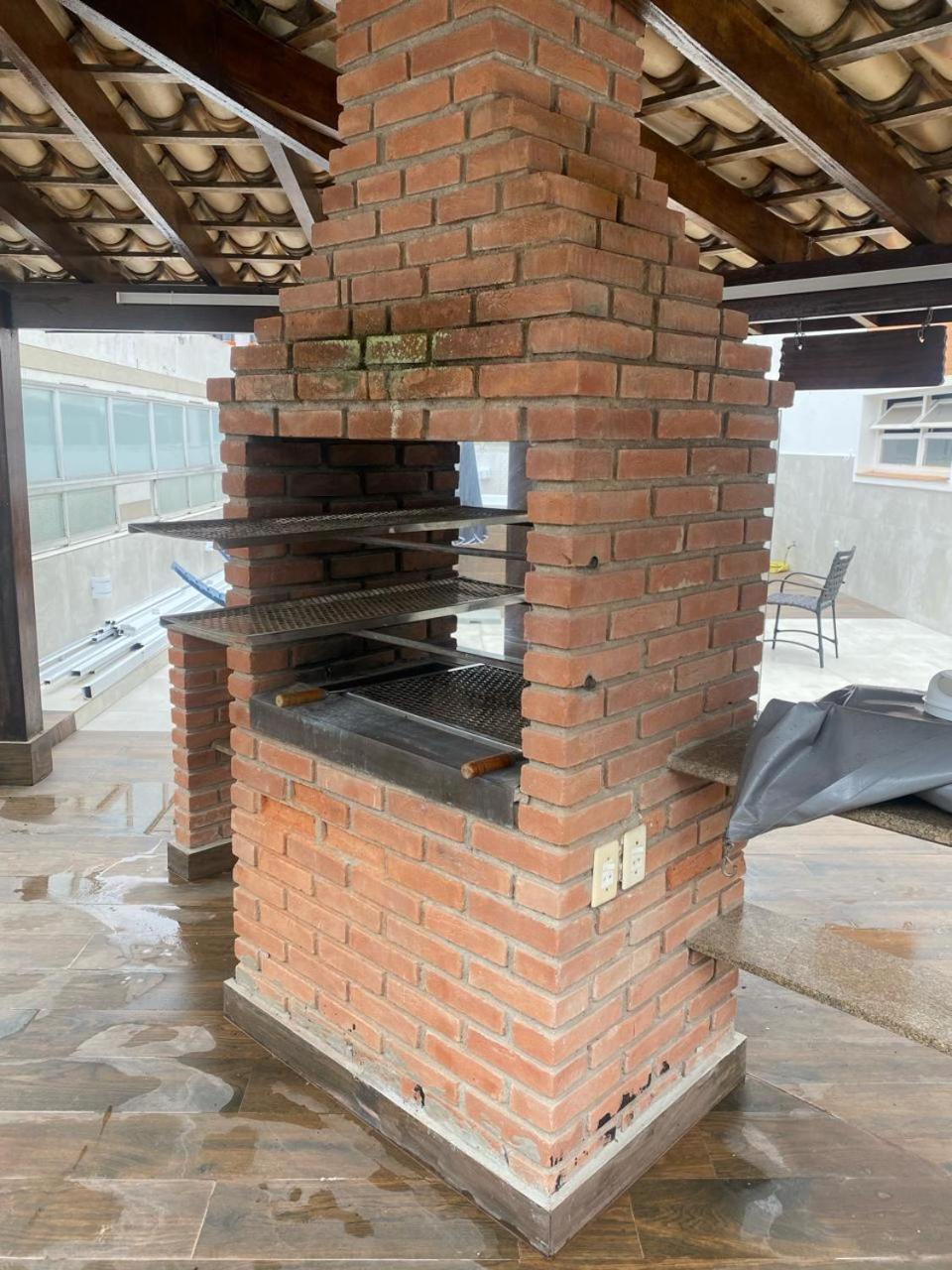 Cobertura Guaruja Apto Com Jacuzzi E Churrasqueira エクステリア 写真